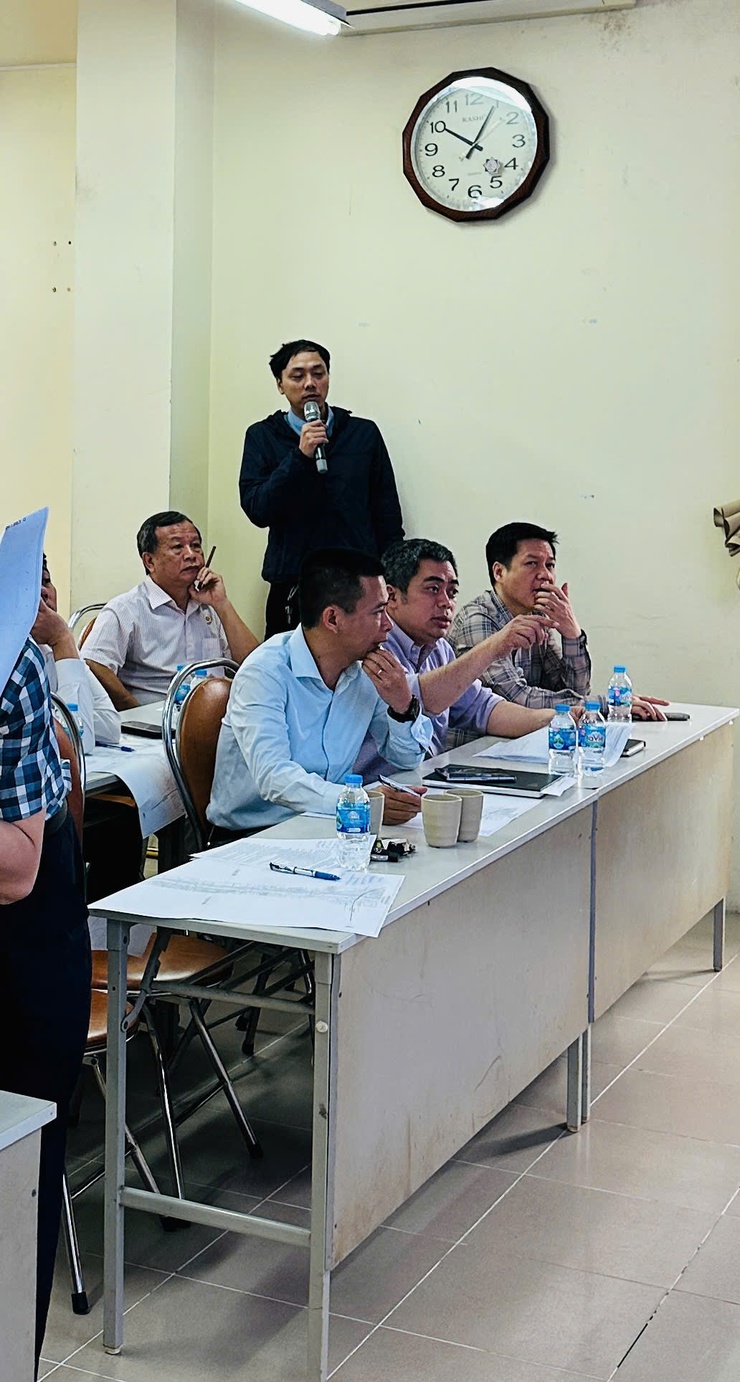 Phường Kim Liên tổ chức Hội nghị lấy ý kiến phương án tuyến dự án trục không gian Quốc lộ 1A- Ảnh 5.