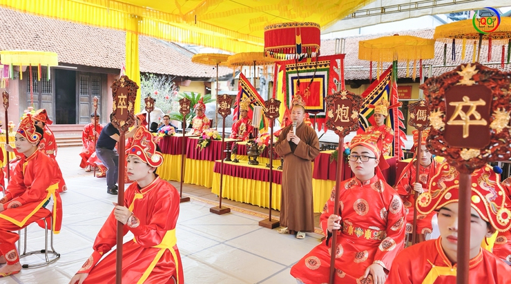 LỄ DẪN QUÂN KHAI HỘI CỜ NGƯỜI – MỞ MÀN LỄ MỘC DỤC, HỘI XUÂN THÔN NGÔ SÀI NĂM 2026- Ảnh 5.