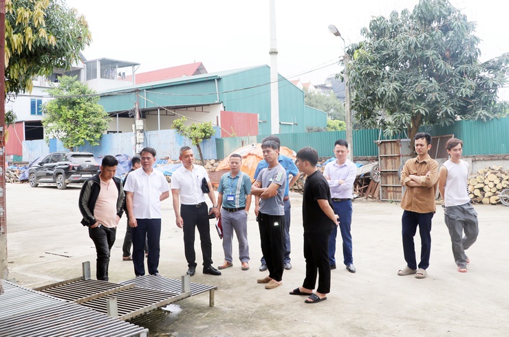 UBND xã Trần Phú tổ chức hội nghị làm việc với các hộ khu giết mổ gia súc, gia cầm trên địa bàn xã Trần Phú- Ảnh 3.