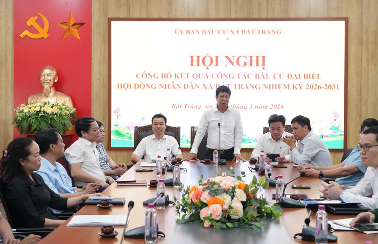 Bát Tràng công bố kết quả bầu cử đại biểu HĐND xã nhiệm kỳ 2026-2031: Dân chủ, đúng luật, tỷ lệ cử tri tham gia đạt trên 99%- Ảnh 2.