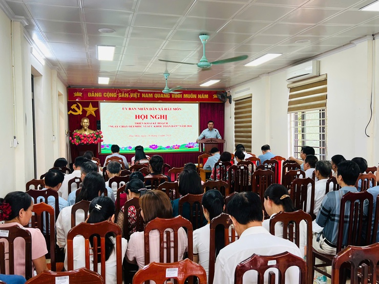 UBND xã Hát Môn tổ chức Hội nghị triển khai Kế hoạch “Ngày chạy Olympic vì sức khỏe toàn dân năm 2026”- Ảnh 4.