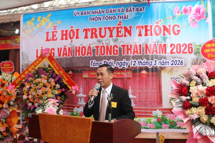 LÀNG TÒNG THÁI LONG TRỌNG TỔ CHỨC LỄ HỘI TRUYỀN THỐNG LÀNG VĂN HÓA NĂM 2026- Ảnh 1.