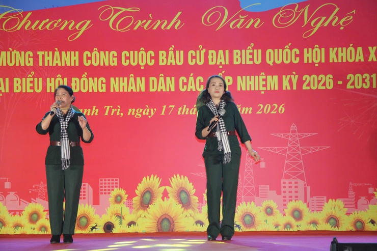 XÃ THANH TRÌ: CHƯƠNG TRÌNH VĂN NGHỆ CHÀO MỪNG THÀNH CÔNG CUỘC BẦU CỬ ĐẠI BIỂU QUỐC HỘI KHÓA XVI VÀ ĐẠI BIỂU HĐND CÁC CẤP NHIỆM KỲ 2026 – 2031- Ảnh 9.