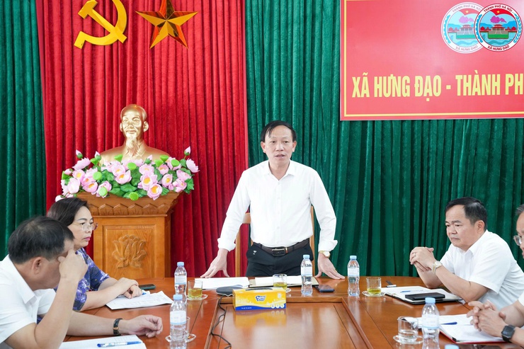 XÃ HƯNG ĐẠO TỔ CHỨC HỘI NGHỊ THÔNG QUA DỰ THẢO BIÊN BẢN TỔNG KẾT CUỘC BẦU CỬ- Ảnh 4.