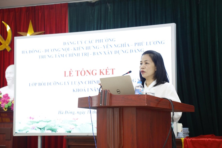 Bế giảng lớp bồi dưỡng lý luận chính trị dành cho đảng viên mới khóa I năm 2026- Ảnh 1.