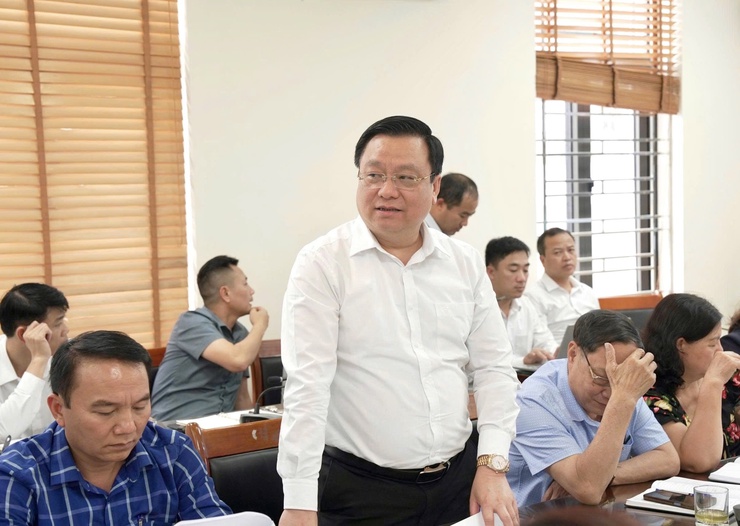 Hội nghị giao ban BCĐ công tác bồi thường hỗ trợ và tái định cư các dự án trên địa bàn xã- Ảnh 8.