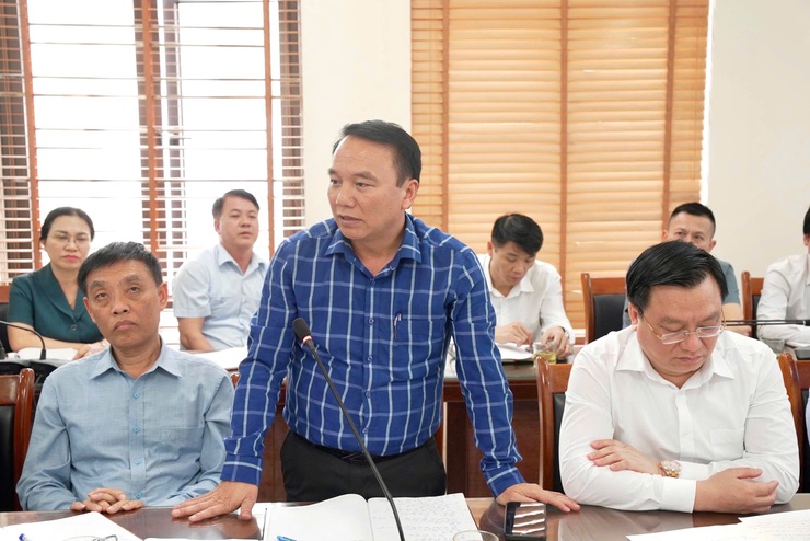 Hội nghị giao ban BCĐ công tác bồi thường hỗ trợ và tái định cư các dự án trên địa bàn xã- Ảnh 6.