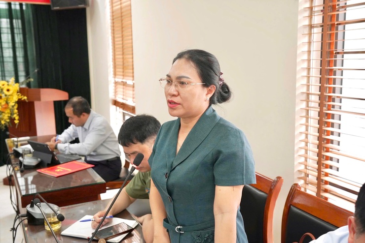 Hội nghị giao ban BCĐ công tác bồi thường hỗ trợ và tái định cư các dự án trên địa bàn xã- Ảnh 7.