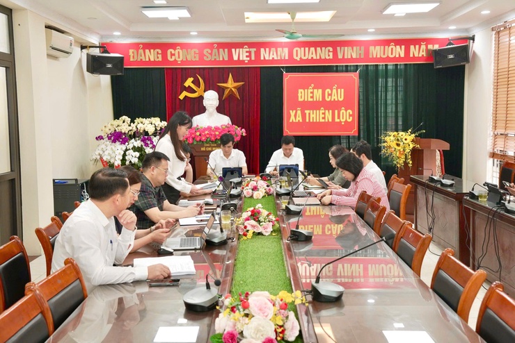 Ủy ban bầu cử xã Thiên Lộc tổ chức hội nghị thông qua biên bản tổng kết cuộc bầu cử đại biểu HĐND xã nhiệm kỳ 2026 - 2031- Ảnh 1.