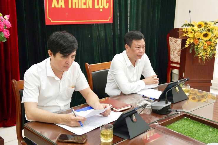 Ủy ban bầu cử xã Thiên Lộc tổ chức hội nghị thông qua biên bản tổng kết cuộc bầu cử đại biểu HĐND xã nhiệm kỳ 2026 - 2031- Ảnh 2.