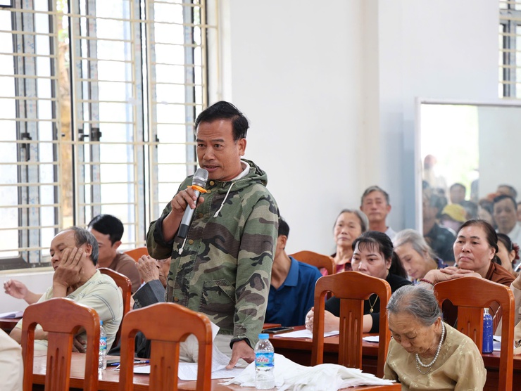 Đối thoại với Nhân dân thôn Úc Lý về công tác giải phóng mặt bằng Dự án Khu đô thị thể thao Olympic- Ảnh 5.