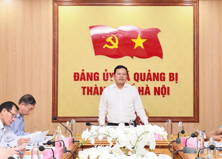 Đoàn kiểm tra liên ngành của Sở nông nghiệp và môi trường Hà Nội làm việc với đại diện 4 xã, phường về công tác quản lý hoạt động giết mổ, vận chuyển, kinh doanh động vật và sản phẩm động vật - Ảnh 7.