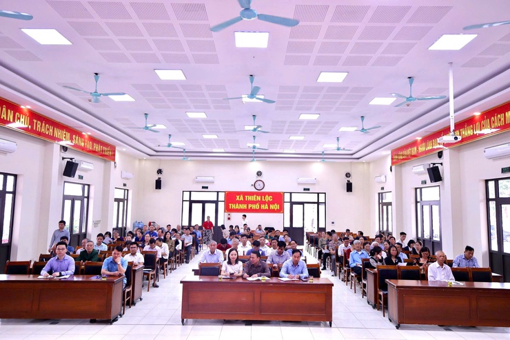 Xã Thiên Lộc tham dự Hội nghị trực tuyến lấy ý kiến đóng góp đối với Quy hoạch tổng thể Thủ đô tầm nhìn 100 năm- Ảnh 1.