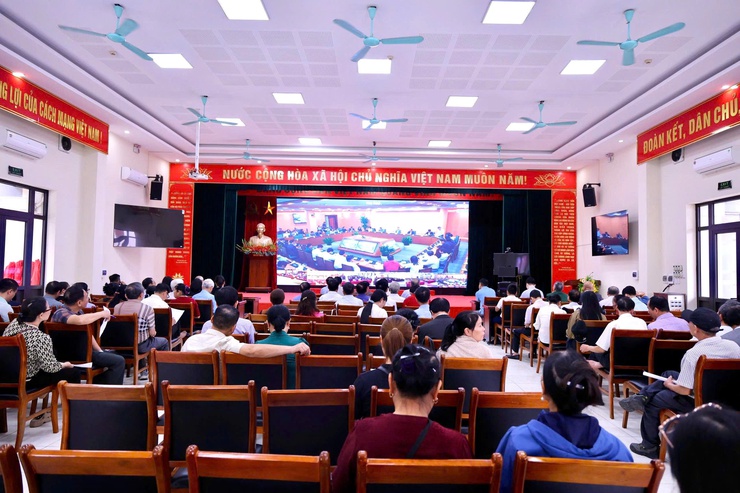 Xã Thiên Lộc tham dự Hội nghị trực tuyến lấy ý kiến đóng góp đối với Quy hoạch tổng thể Thủ đô tầm nhìn 100 năm- Ảnh 2.