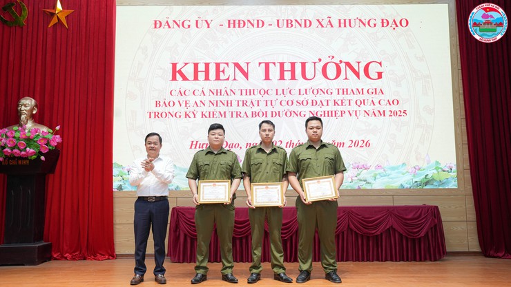 Xã Hưng Đạo tổ chức Lễ chào cờ đầu tháng 03/2026- Ảnh 8.