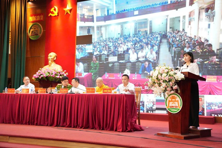 HỘI NGHỊ TIẾP XÚC CỬ TRI VỚI NGƯỜI ỨNG CỬ ĐẠI BIỂU QUỐC HỘI KHÓA XVI TẠI ĐƠN VỊ BẦU CỬ SỐ 6- Ảnh 4.