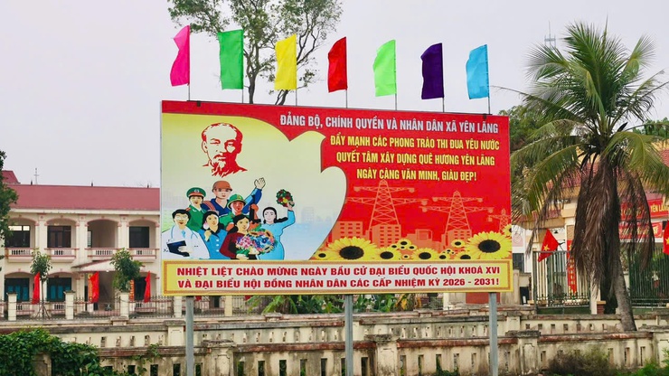XÃ YÊN LÃNG RỘN RÀNG KHÔNG KHÍ CHÀO MỪNG NGÀY HỘI BẦU CỬ- Ảnh 2.