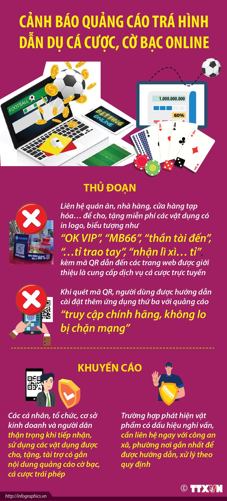 Cảnh báo quảng cáo trá hình dẫn dụ cá cược, cờ bạc online
- Ảnh 1.