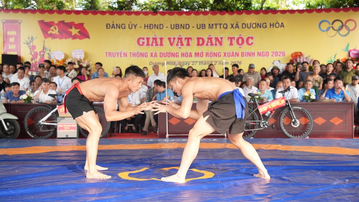 Bế mạc Giải Vật Dân tộc truyền thống xã Dương Hoà mở rộng Xuân Bính Ngọ 2026- Ảnh 4.