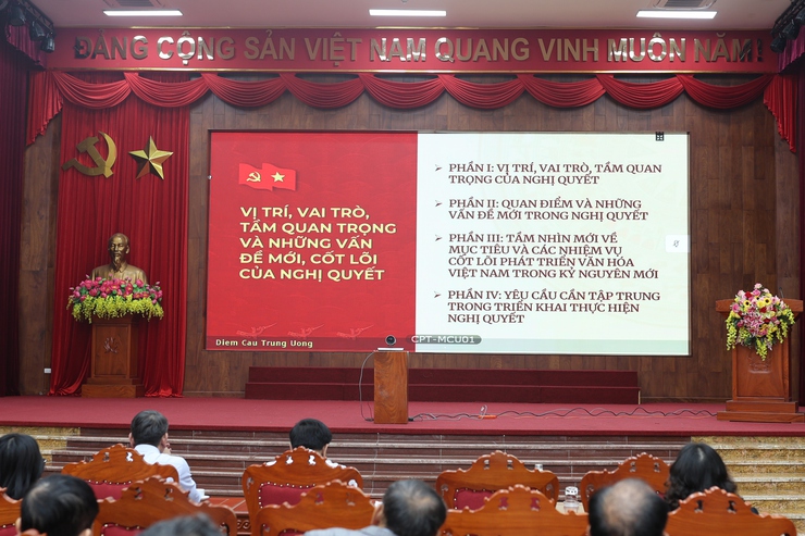 THẠCH THẤT: CÁN BỘ, ĐẢNG VIÊN THAM DỰ HỘI NGHỊ TOÀN QUỐC QUÁN TRIỆT, TRIỂN KHAI THỰC HIỆN NGHỊ QUYẾT SỐ 79-NQ/TW VÀ NGHỊ QUYẾT SỐ 80-NQ/TW CỦA BỘ CHÍNH TRỊ- Ảnh 5.