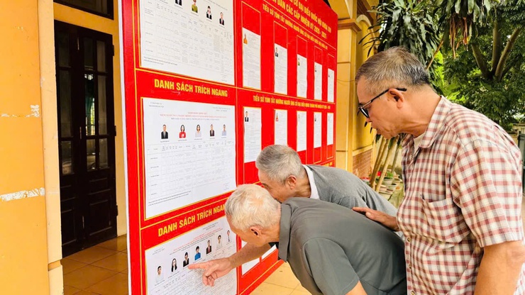 Phường Tùng Thiện hoàn thành việc niêm yết danh sách chính thức và tiểu sử tóm tắt người ứng cử đại biểu Quốc hội khóa XVI và đại biểu HĐND các cấp nhiệm kỳ 2026 – 2031- Ảnh 2.