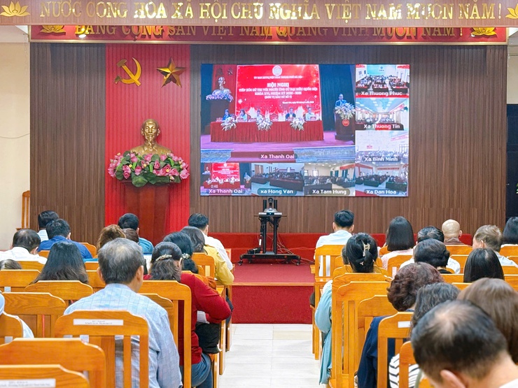 Ứng cử viên đại biểu Quốc hội khóa XVI (đơn vị số 7 TP Hà Nội) tiếp xúc cử tri vận động bầu cử- Ảnh 4.