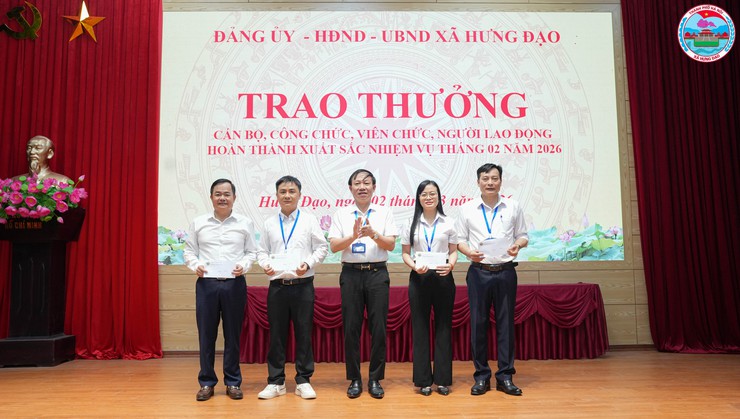Xã Hưng Đạo tổ chức Lễ chào cờ đầu tháng 03/2026- Ảnh 3.