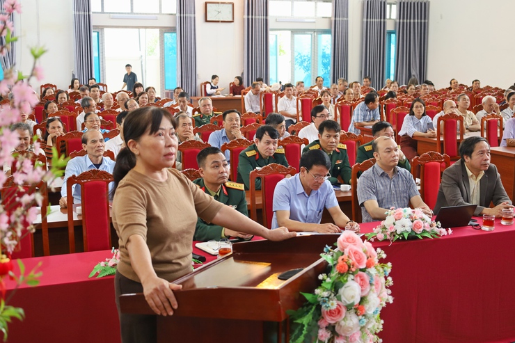 Phường Tùng Thiện tham dự hội nghị tiếp xúc cử tri với người ứng cử đại biểu HĐND thành phố Hà Nội, đơn vị bầu cử số 14- Ảnh 7.