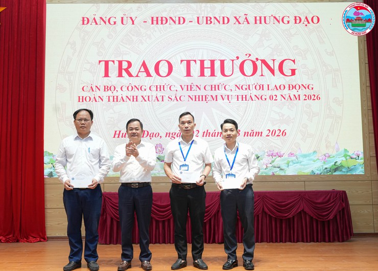 Xã Hưng Đạo tổ chức Lễ chào cờ đầu tháng 03/2026- Ảnh 4.