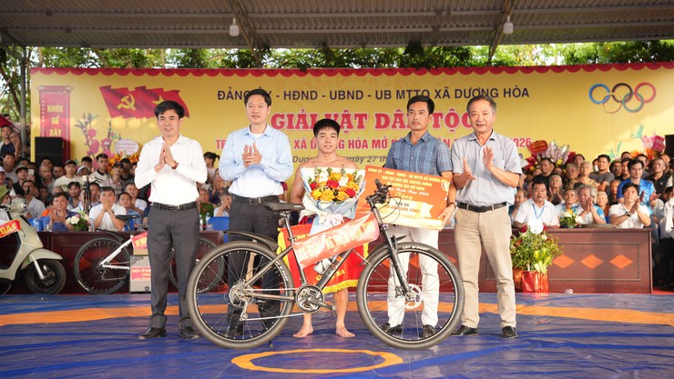 Bế mạc Giải Vật Dân tộc truyền thống xã Dương Hoà mở rộng Xuân Bính Ngọ 2026- Ảnh 9.