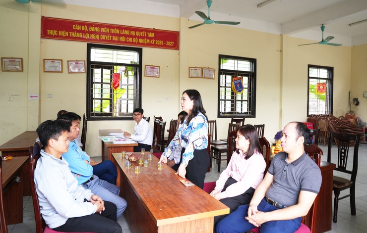 Ban bầu cử số 07 kiểm tra công tác chuẩn bị bầu cử tại các thôn: Cốc Thượng, Cốc Hạ, và Trại Hiền.- Ảnh 6.