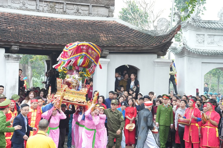 Lễ rước kiệu Chùa Đậu – Dấu thiêng hội tụ- Ảnh 2.