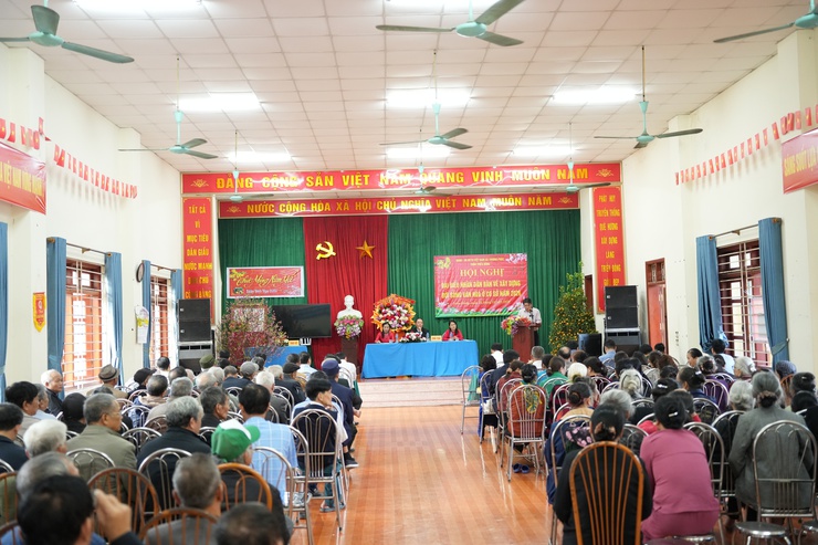 Thôn Triều Đông tổ chức hội nghị đại biểu nhân dân năm 2026- Ảnh 1.