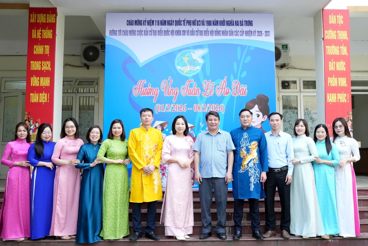 Xã Thượng Phúc hưởng ứng Tuần lễ áo dài năm 2026- Ảnh 3.