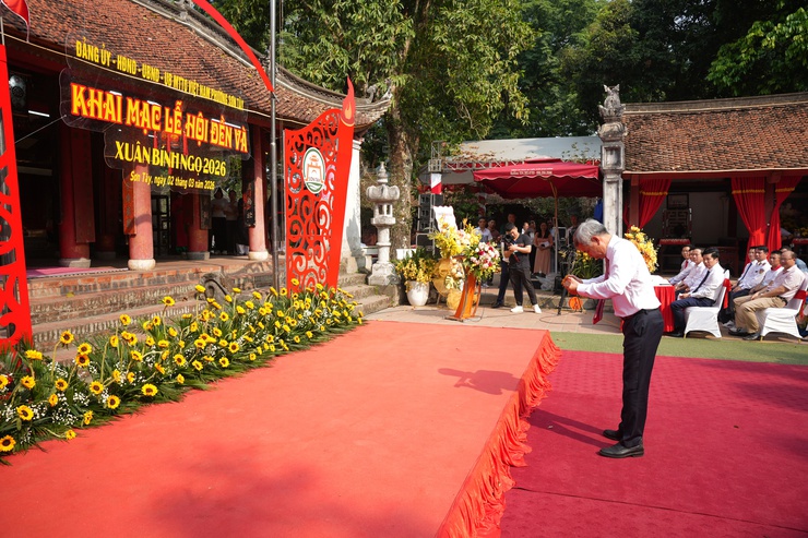 SƠN TÂY KHAI MẠC LỄ HỘI ĐỀN VÀ NĂM 2026- Ảnh 2.