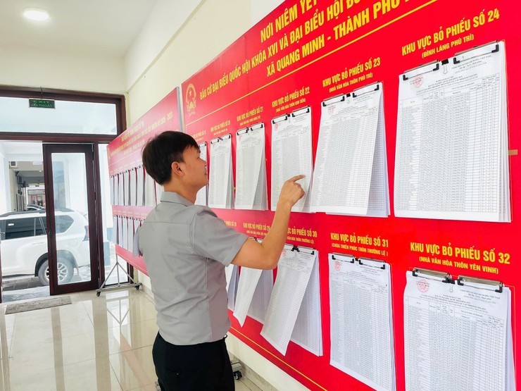 Xã Quang Minh tăng tốc chuẩn bị bầu cử: Công khai, minh bạch và đặt quyền lợi cử tri làm trung tâm- Ảnh 2.