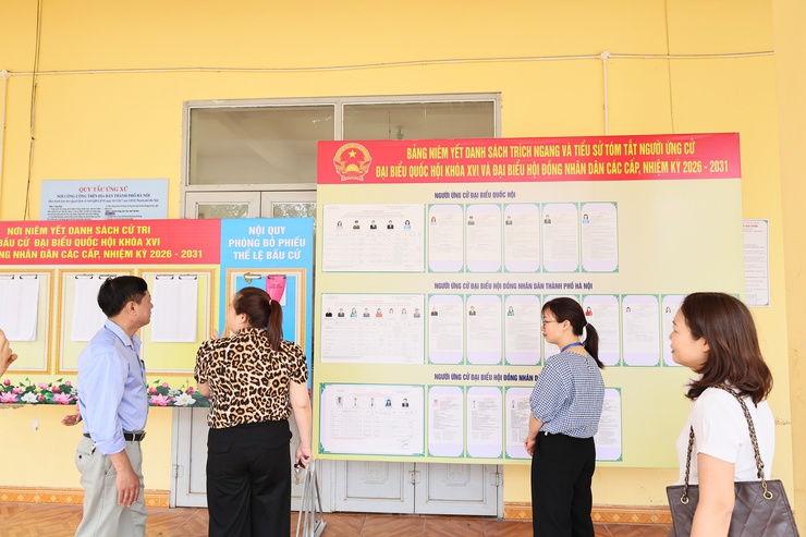 Ban bầu cử số 01 kiểm tra công tác chuẩn bị bầu cử đại biểu Quốc hội và đại biểu Hội đồng nhân dân các cấp nhiệm kỳ 2026-2031- Ảnh 7.