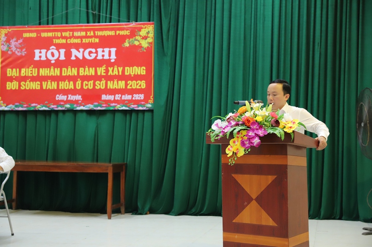 Thôn Cống Xuyên, Liễu Viên, Nghiêm Xá tổ chức thành công hội nghị đại biểu nhân dân năm 2026- Ảnh 3.