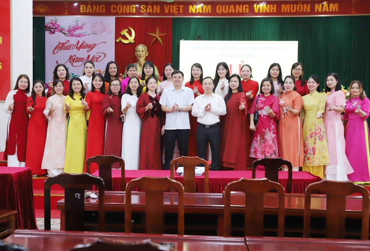 Xã Thượng Phúc hưởng ứng Tuần lễ áo dài năm 2026- Ảnh 4.