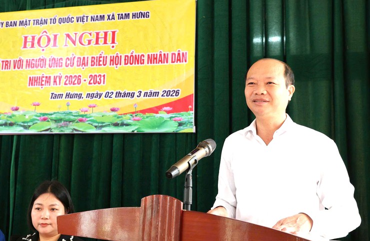 Chương trình hành động của ông Đỗ Văn Chiến – Chủ tịch Ủy ban MTTQ Việt Nam xã Tam Hưng ứng cử đại biểu HĐND xã nhiệm kỳ 2026-2031, đơn vị bầu cử số 6- Ảnh 2.