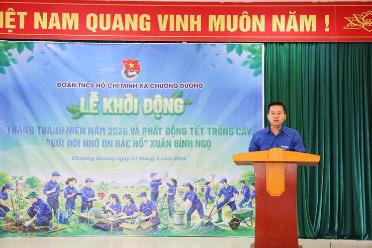 Lễ khởi động Tháng Thanh niên năm 2026 và phát động Tết trồng cây “Đời đời nhớ ơn Bác Hồ” Xuân Bính Ngọ- Ảnh 1.