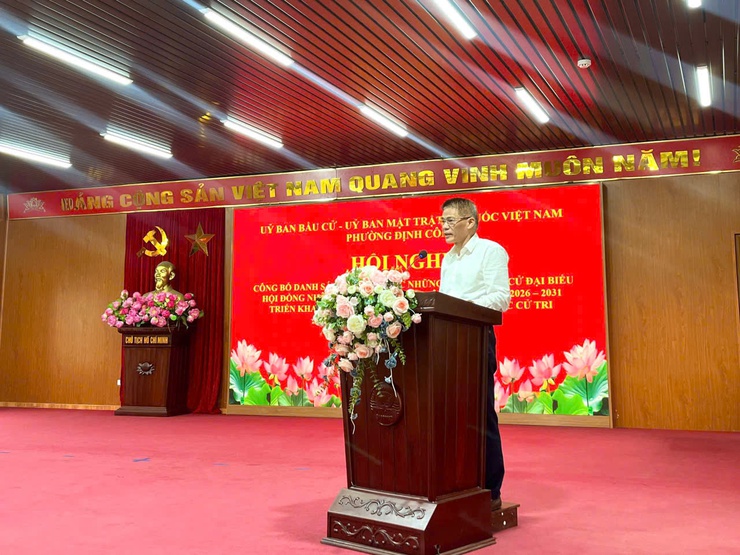 Phường Định Công tổ chức Hội nghị công bố danh sách ứng cử viên và triển khai kế hoạch vận động bầu cử HĐND phường khóa II (Nhiệm kỳ 2026 - 2031)- Ảnh 3.