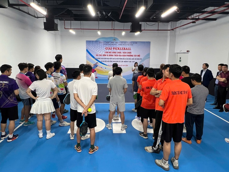 Giải Pickleball phường Tây Mỗ mừng Đảng, mừng xuân Bính Ngọ - 2026- Ảnh 3.