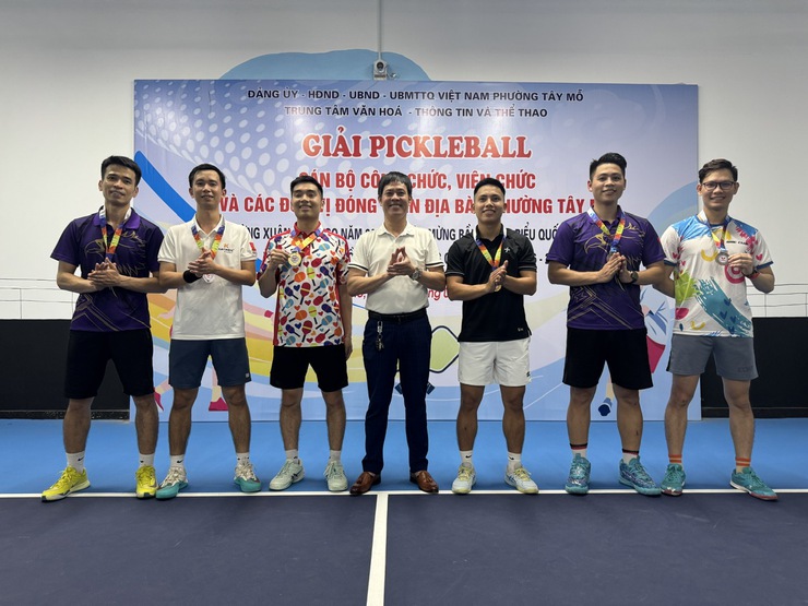 Giải Pickleball phường Tây Mỗ mừng Đảng, mừng xuân Bính Ngọ - 2026- Ảnh 10.