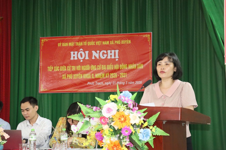 ĐƠN VỊ BẦU CỬ SỐ 4 TIẾP XÚC CỬ TRI TẠI THÔN PHÚC TRẠCH- Ảnh 2.