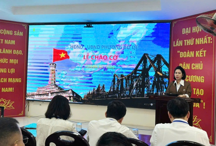 LỄ SINH HOẠT DƯỚI CỜ THÁNG 3 CƠ QUAN ĐẢNG ỦY VÀ CƠ QUAN HĐND-UBND PHƯỜNG BỒ ĐỀ- Ảnh 7.