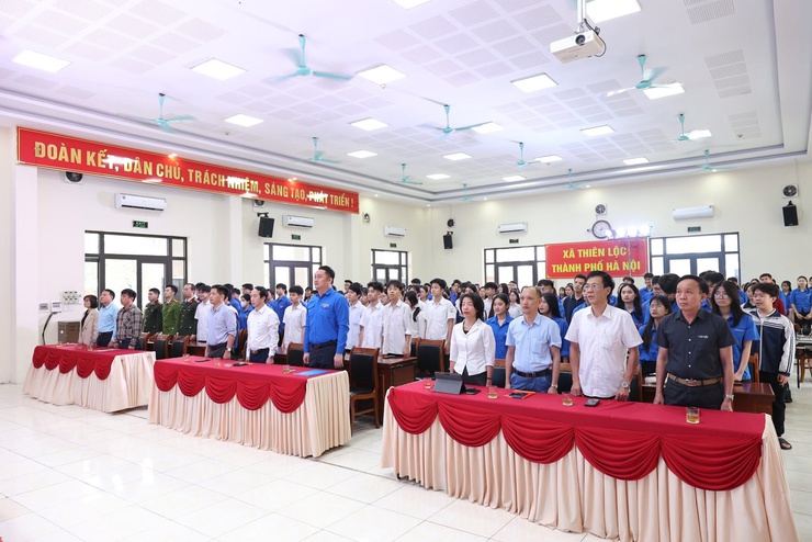 Lễ phát động Tháng Thanh niên năm 2026: "Dưới lá cờ vẻ vang của Đảng – Tuổi trẻ Thiên Lộc tiên phong trong kỷ nguyên số"- Ảnh 1.
