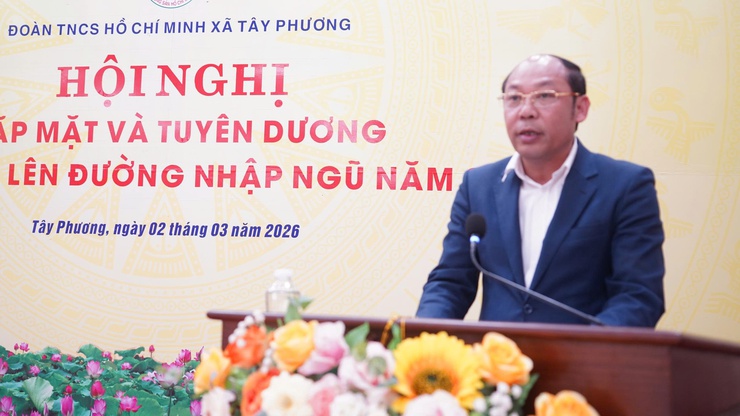 Xã Tây Phương tổ chức Hội nghị gặp mặt và tuyên dương thanh niên lên đường nhập ngũ năm 2026- Ảnh 4.