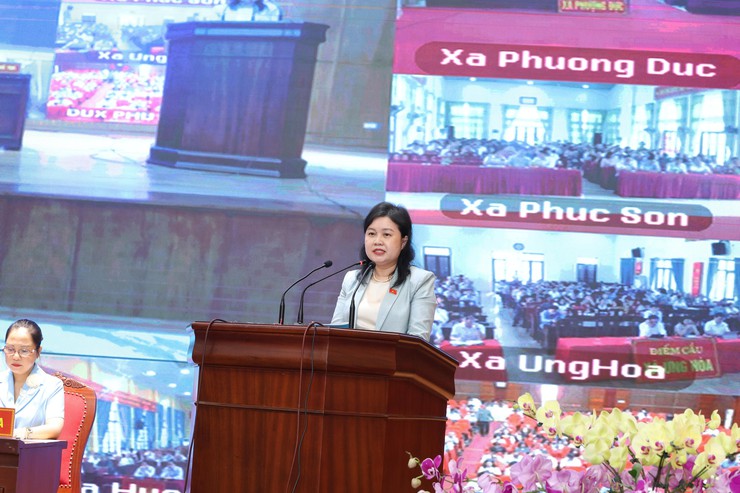 Cử tri Đơn vị số 8 lắng nghe chương trình hành động của các ứng cử viên Quốc hội- Ảnh 5.