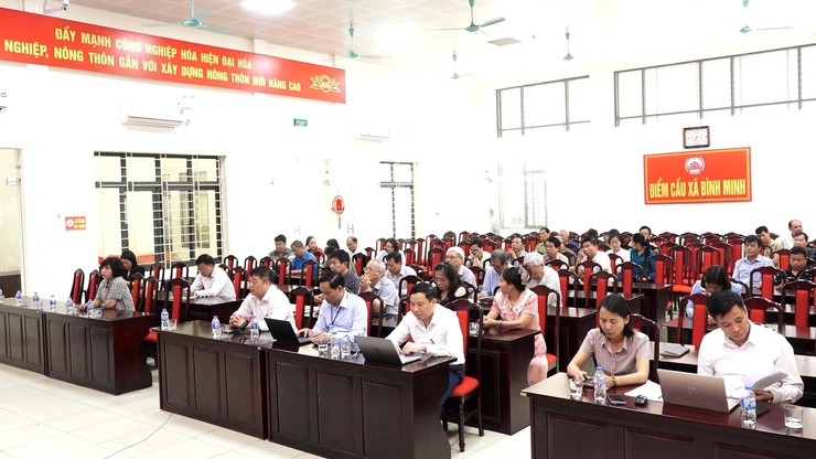 Bình Minh tham gia hội nghị trực tuyến Ứng cử viên đại biểu Quốc hội khóa XVI (đơn vị số 7 TP Hà Nội) tiếp xúc cử tri vận động bầu cử- Ảnh 4.